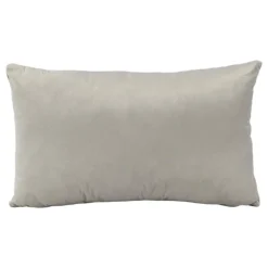 Coussin plisse 50x30cm ivoire