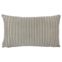 Coussin plisse 50x30cm ivoire