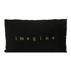 Coussin romantic 30x50 noir
