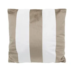 Coussin rya 40x40cm velours beig