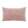 Coussin texture 30x50cm blush