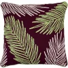 Coussin tropical leaf brode 45x4