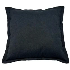 Coussin uni 38x38cm gris fonce