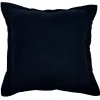 Coussin uni 38x38cm noir