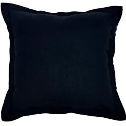 Coussin uni 38x38cm noir