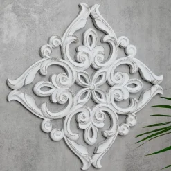 Deco murale blanc 2 assortis