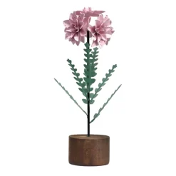 Decoration de table fleur beige/