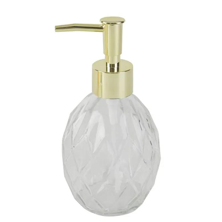 Distributeur a savon verre textu