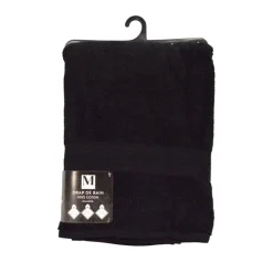 Drap de bain 100x150cm noir