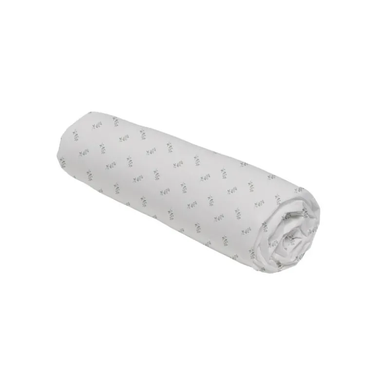 Drap housse 160x200 coton floral