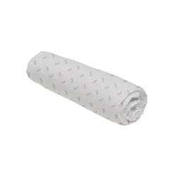Drap housse 140x190 coton floral