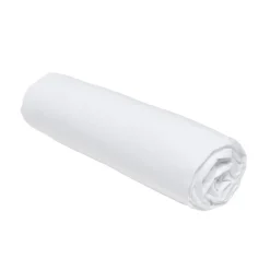 Drap housse 180x200 jersey blanc