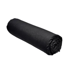 Drap housse 180x200 jersey noir