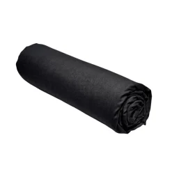 Drap housse 160x200 jersey noir