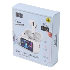 Ecouteurs avec boitiers lcd