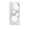Embout globe d20 x2 - blanc mat