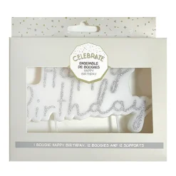 Ensemble de bougies happy birth