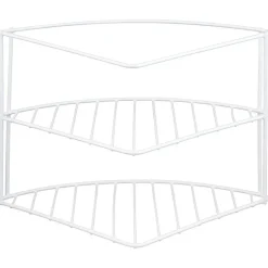 Etagere placard angle 3niv blanc