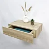Etagere 1 tiroir effet bois