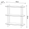 Etagere vague blanche