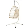 Fauteuil suspendu hanoi beige m1