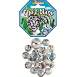 Filet 20 + 1 billes tigre blanc