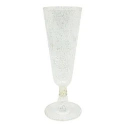 Flute a champagne avec pailettes