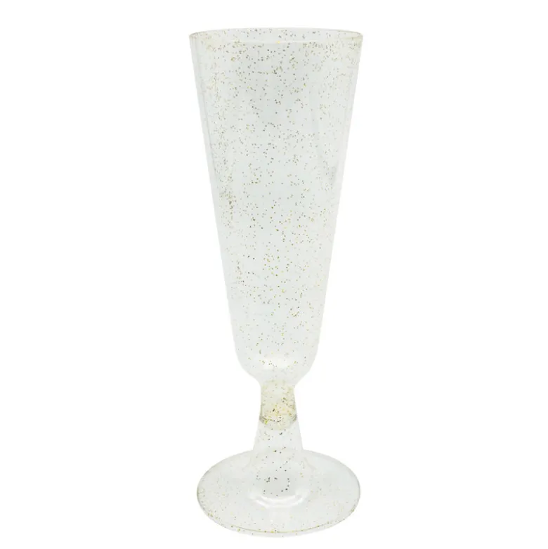 Flute a champagne avec pailettes
