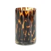 Gobelet ambre tachetees marron
