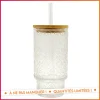 Gobelet en verre motif en relief