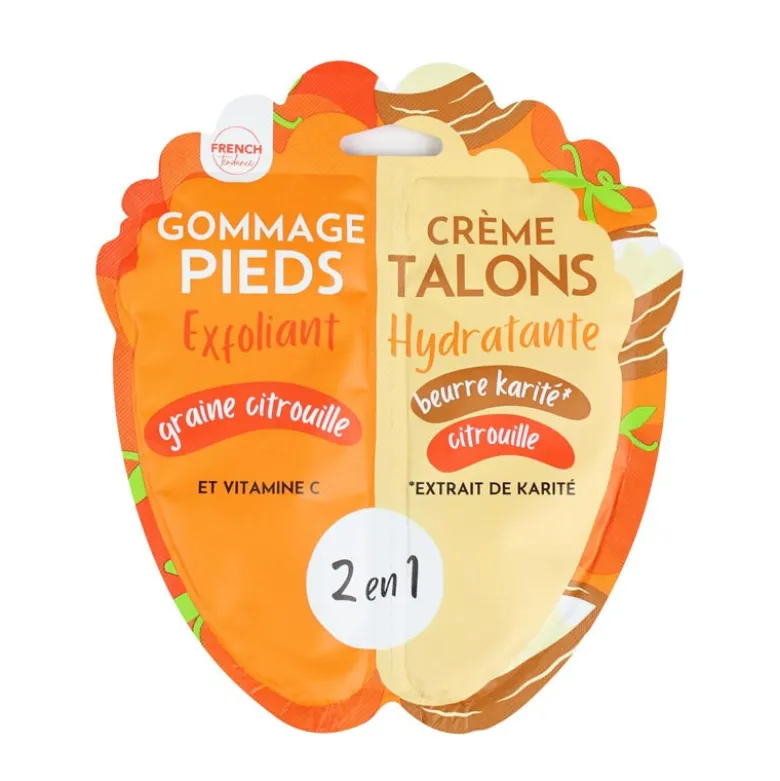 Gommage/creme hydratante pieds