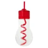Gourde ampoule avec paille
