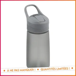 Gourde en plastique paille