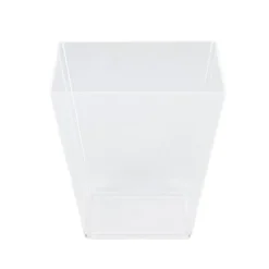 Grande verrine carree x10 plasti