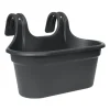 Jardiniere a suspendre noir