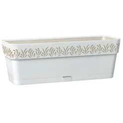 Jardiniere gaia 50cm blanc