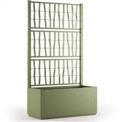 Jardiniere treillis 80x36x140cm