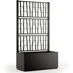 Jardiniere treillis 80x36x140cm