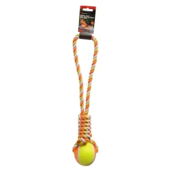 Jouet chien balle avec corde
