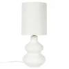 Lampe ceramique creme