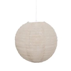 Lanterne boule lin jordy