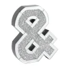 Lettre miroir strass