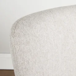 Lot 4 chaises tissu creme