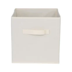 Lot 2 cubes de rangement beige