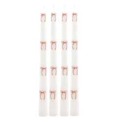 Lot de 4 bougies batons nAuds