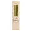 Lot de 10 bougies dorees