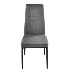 Lot de 4 chaises grises