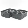 Lot de 2 mini paniers 20x15x6cm