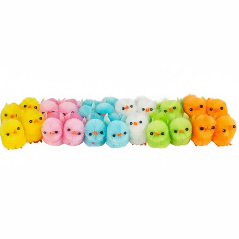 Lot de 24 poussins de paques