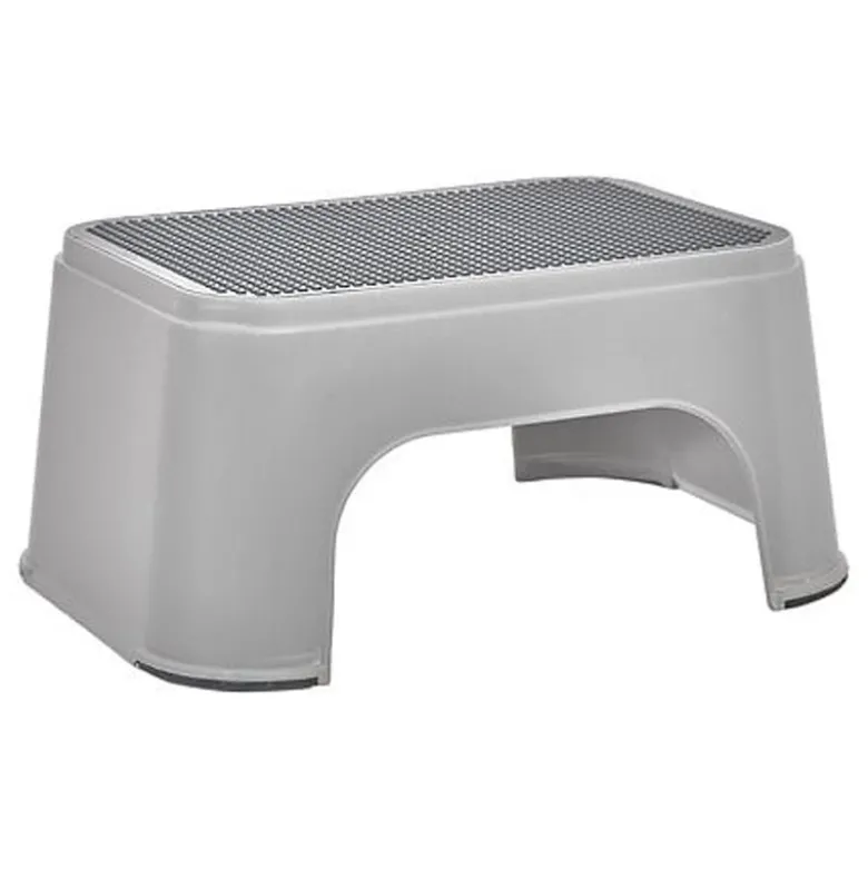 Marchepied plastique 16cm gris